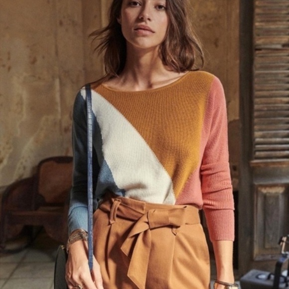 Sezane Merino Wool Blend Reversible Cardigan Sweater Jumper Matthis Size Medium - Picture 4 of 15